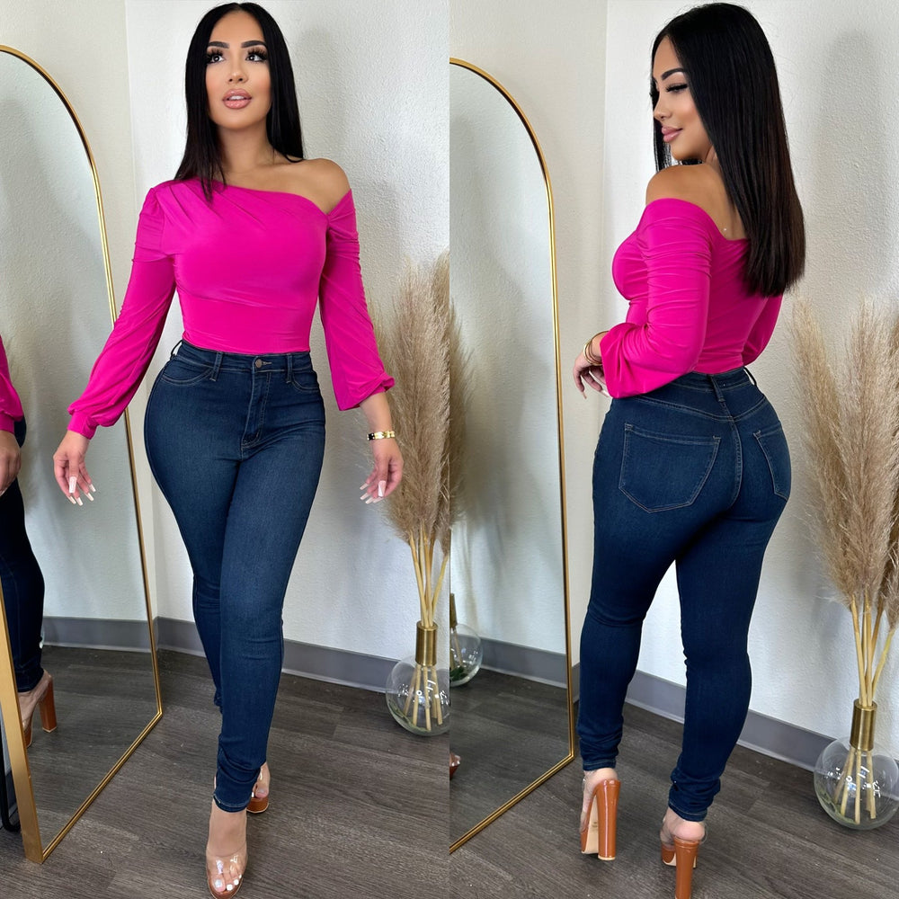 Iara (Hot Pink) Bodysuit