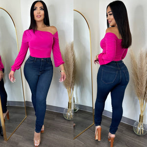 Iara (Hot Pink) Bodysuit