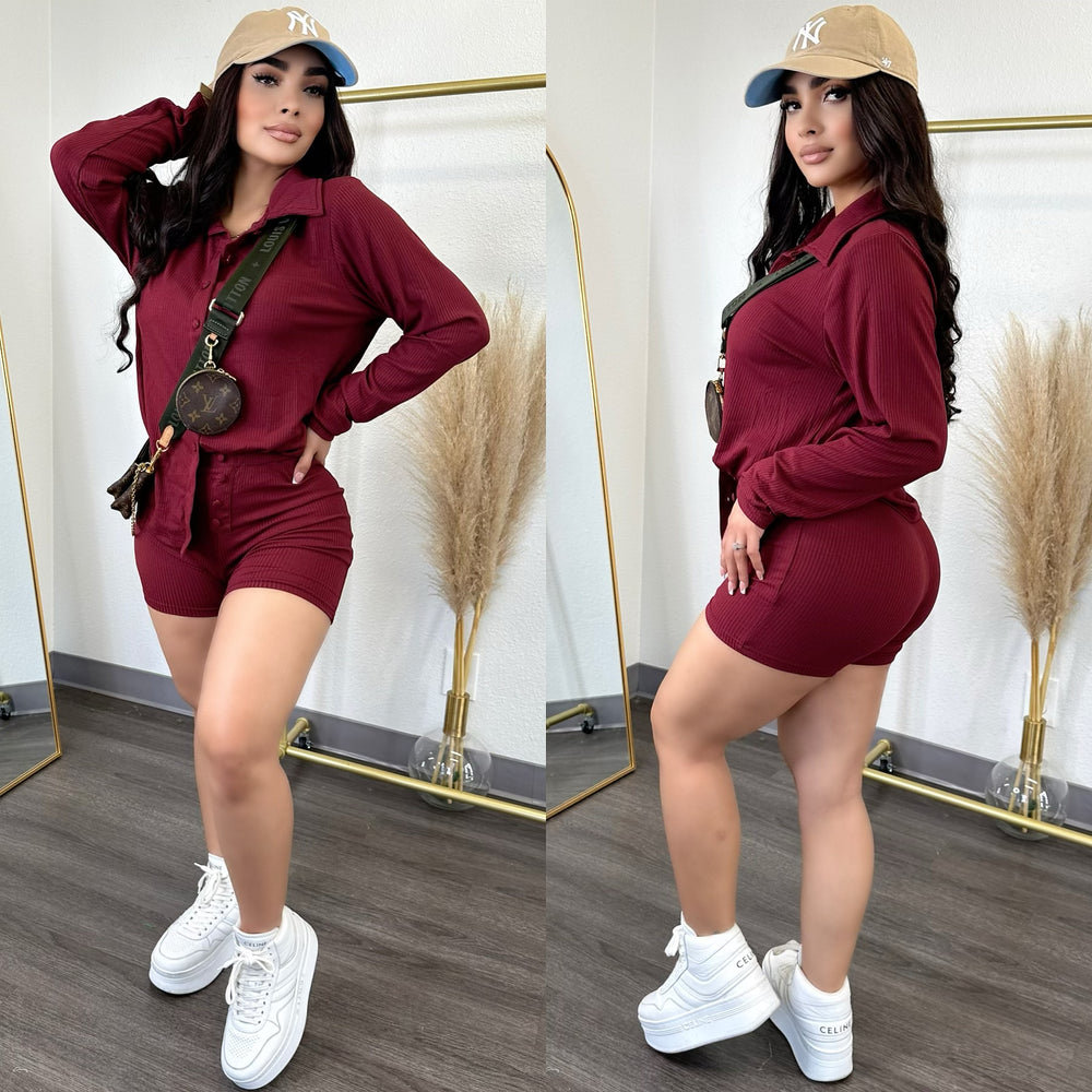 
            
                Load image into Gallery viewer, Nohemi (Burgundy) 2PC Set
            
        