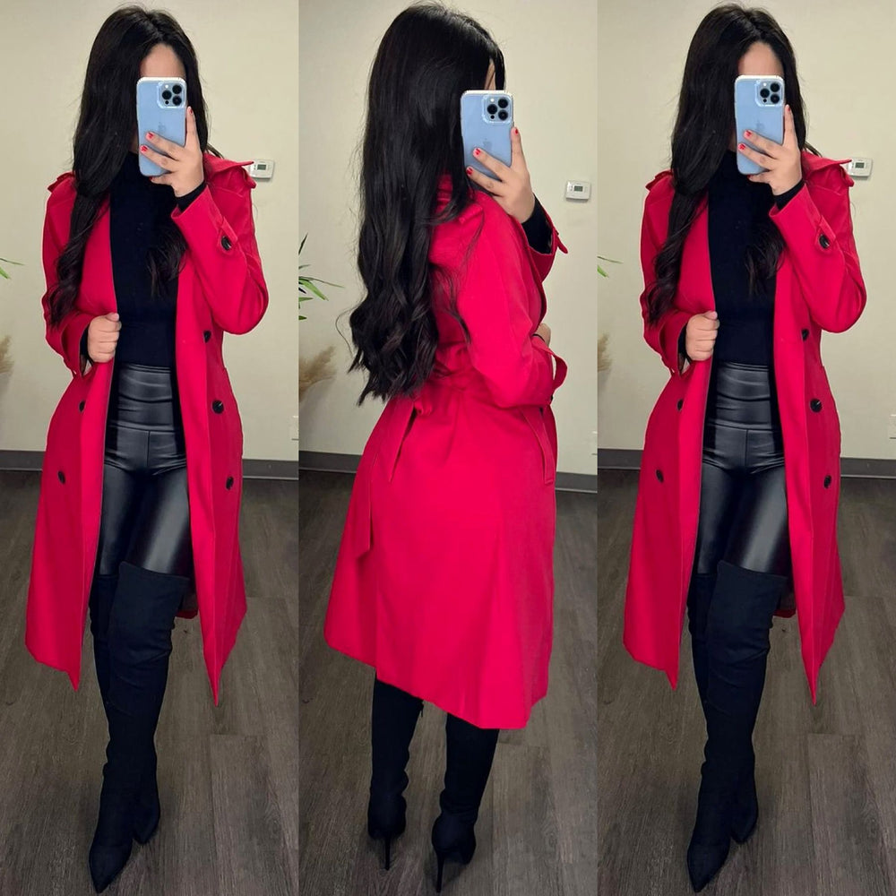 Leonel  Magenta Couture Coat