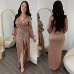 Marcella Sequin Gown